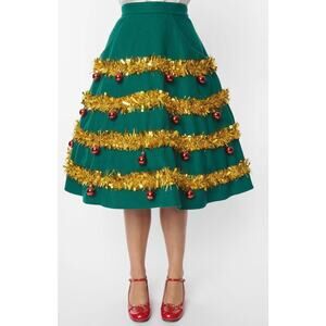 Unique Vintage Christmas Tree Skirt